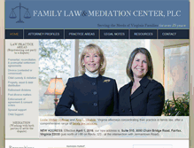 Tablet Screenshot of familylaw-va.com